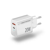 Wall Charger Esperanza EZC105W White 20 W